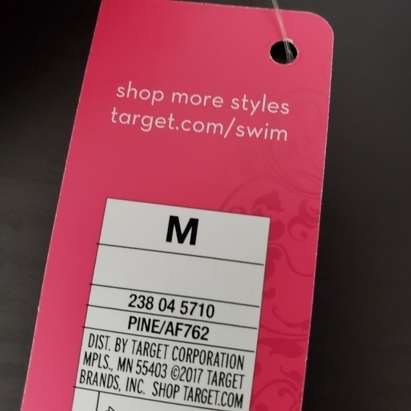 Xhilaration Green Crotchet Tie Bikini Top Sz M - Picture 5 of 5